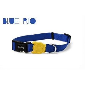 Zee Dog Adjustable Dog Collar - Blue Rio