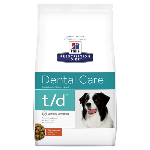 Hills Prescription Diet t/d Dental Care Dry Dog Food 5.5kg main image