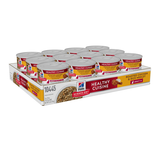 Hills Science Diet Adult Healthy Cuisine Chicken & Rice Medley Cat Food 79g x 24 Cans main image