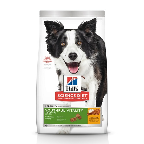 Hills Science Diet Adult 7+ Youthful Vitality Dry Dog Food 5.67kg main image