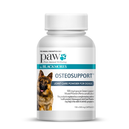 PAW Osteosupport Joint Support Powder for Dogs - 150 Capsules main image