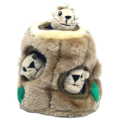 Hide-a-Squirrel Plush Dog Puzzle - Jumbo (with 3 large squirrels) main image