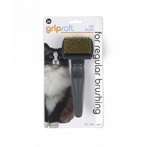 GripSoft Cat Brush with Easy Grip Handle main image