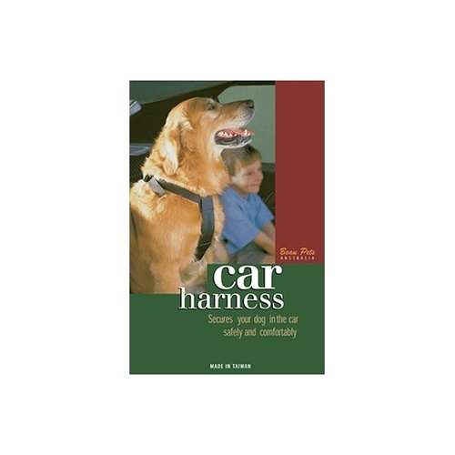 Car Harness for Dogs with Seat Belt Attachment