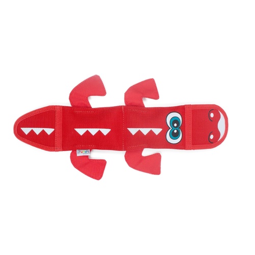 Outward Hound Fire Biterz Tough Red Dragon No Stuffing Squeaker Dog Toy main image