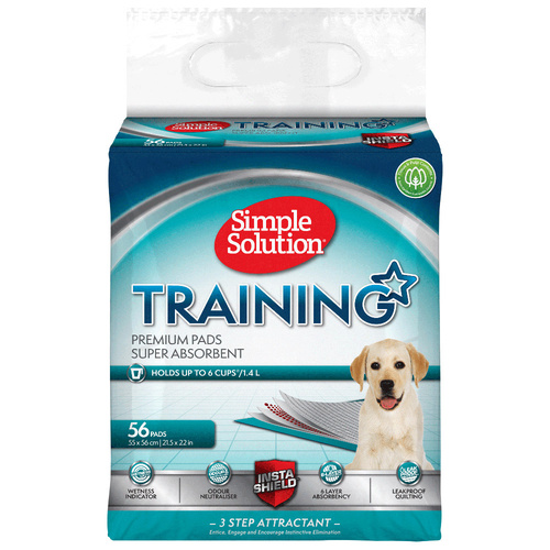Simple Solution Super Absorbent Odour Neutralising Dog Training Pads - 56 Pads main image
