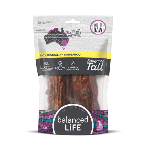 Balanced Life Australian Natural Grain Free Kangaroo Tail Dog Treat - 2 pieces 