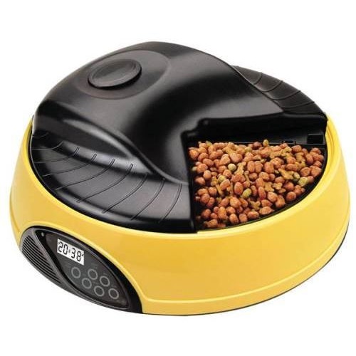 Automatic Programmable Pet Feeder for 4 Meals with LCD Screen main image