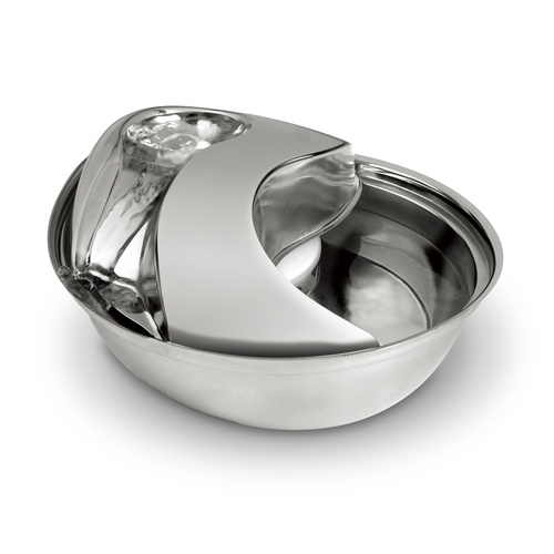 Pioneer Stainless Steel Raindrop Pet Dog Fountain 2.6 litres main image
