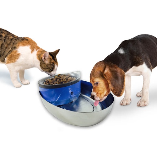 Pioneer Pet Water Food Bowl & Cat and Dog Drinking Fountain 1.18 Litres main image