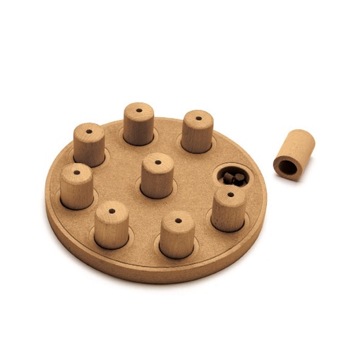 Nina Ottosson Smart Interactive Dog Toy in Wooden Composite main image