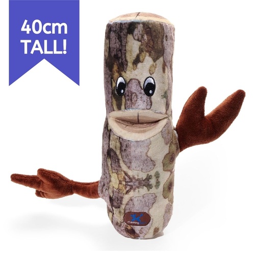 Charming Pet Barkers Plush Dog Toy with K9 Tough Guard - Realistic Sycamore Tree main image