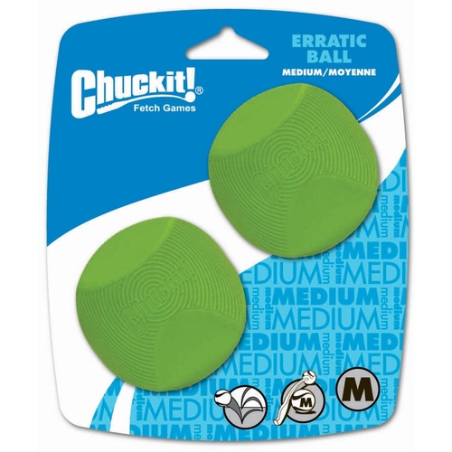 Chuckit! Erratic Medium Dog Ball - 2-pack main image