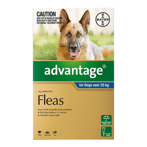 Advantage Spot-On Flea Control Treatment for Dogs Over 25kg main image