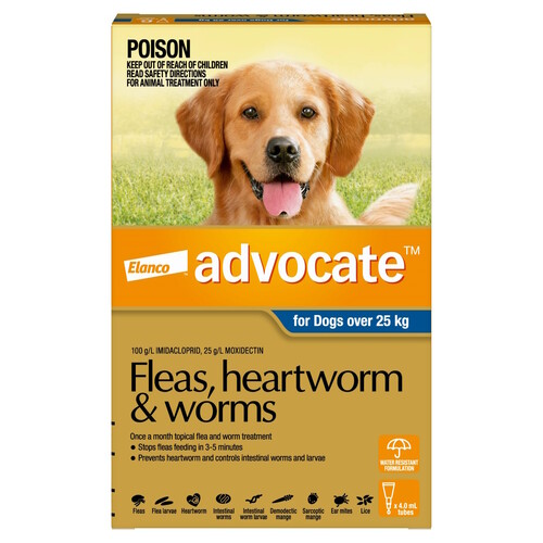 Advocate Spot-On Flea & Worm Control for Dogs over 25kg main image