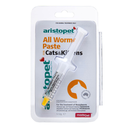 Aristopet Intestinal All Wormer Paste for Cats & Kittens - 5.12g main image