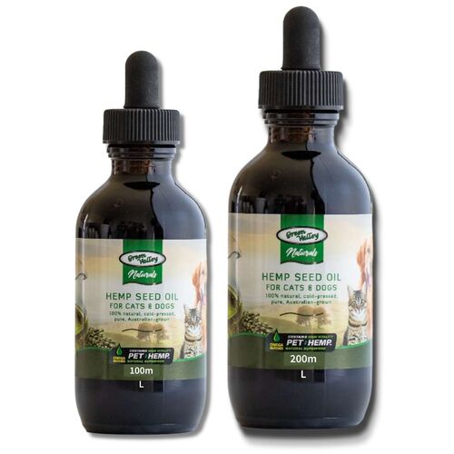 Green Valley Naturals Pure 100% Australian Hemp Seed Oil for Cats & Dogs main image