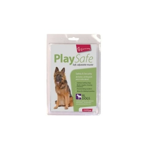 Yours Droolly "Play Safe" Soft Dog Muzzle [Size: X-Large] main image