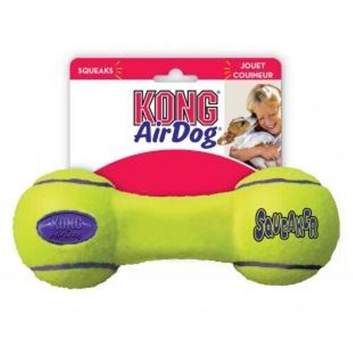 3 x KONG AirDog Squeaker Dumbbell Fetch Dog Toy - Medium main image