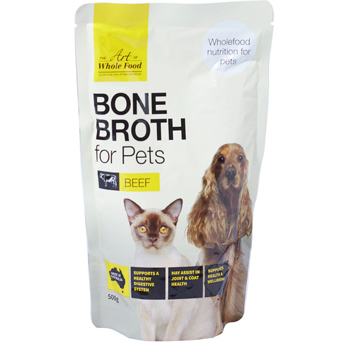 The Art of Whole Food Australian Beef Bone Broth for Pets 500mL - Carton of 8 main image