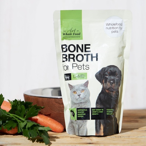 The Art of Whole Food Australian Lamb Bone Broth for Pets 500mL - Carton of 8 main image