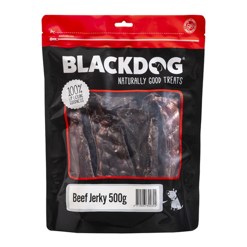 Black Dog Naturally Dried Single Ingredient Australian Beef Jerky - 500g main image