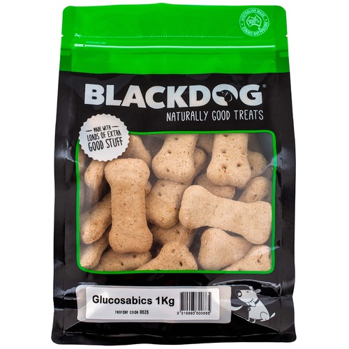 Black Dog Naturally Baked Glucosa-bics Australian Biscuit Treats for Dogs 1kg main image