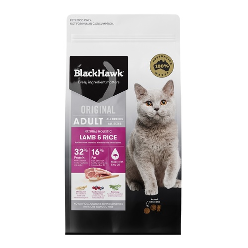 Black Hawk Original Lamb & Rice Adult Dry Cat Food main image