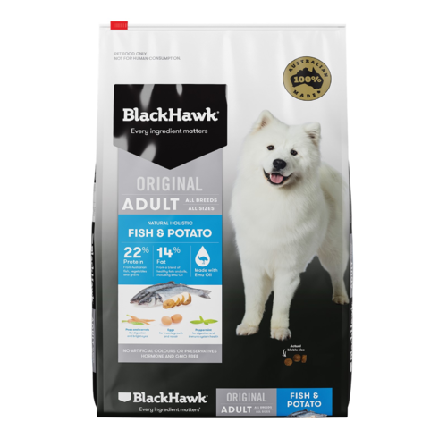 Black Hawk Original Fish & Potato Adult Dry Dog Food 10Kg main image