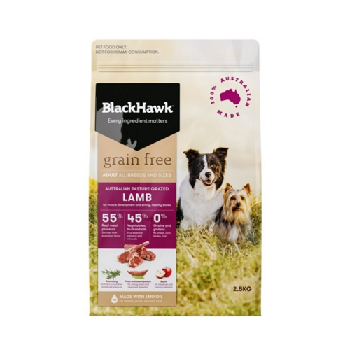 Black Hawk Grain Free Lamb Adult Dry Dog Food 2.5kg main image