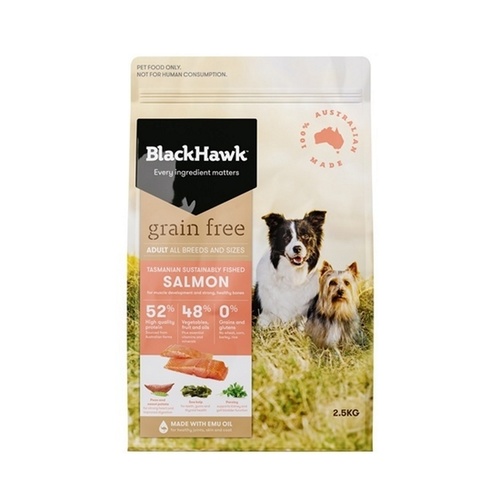 Black Hawk Grain Free Salmon Adult Dry Dog Food 7kg main image