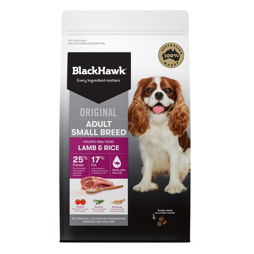 Black Hawk Lamb & Rice Dry Dog Food for Small Breeds 3kg main image