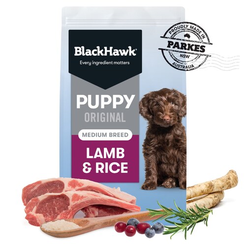 Black Hawk Original Lamb & Rice Puppy Dry Dog Food for Medium Breeds - 20kg main image