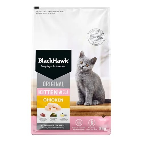 Black Hawk Cat Original Dry Kitten Food Chicken main image