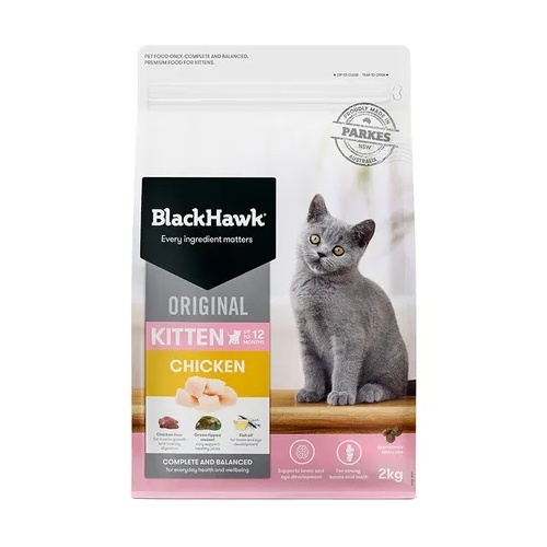 Black Hawk Original Dry Kitten Food Chicken 2kg main image