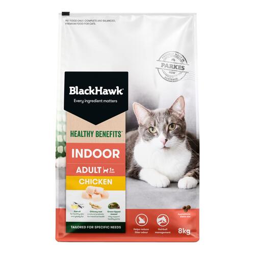 Black Hawk Healthy Benefits Indoor Dry Cat Food Chicken 8kg main image
