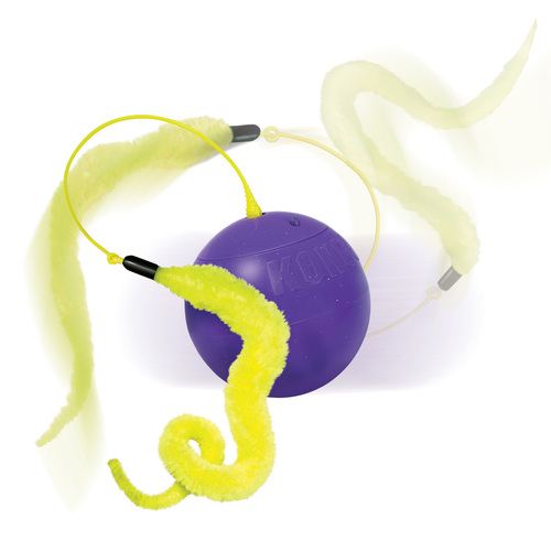 KONG Purrsuit Whirlwind Battery-Operated Gliding Chase Ball Cat Toy main image