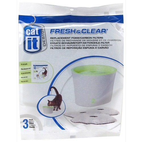 Catit Replacement Filters for 3 Litre Fresh & Clear Fountain main image