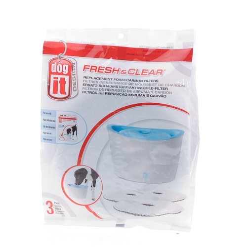 Dogit Replacement Filters for 6 Litre Fresh & Clear Fountain
