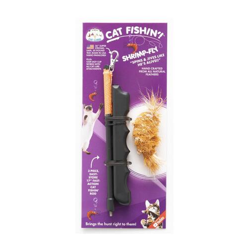 Cat Lures Cat Fishin' Rod Teaser Cat Toy - Da Shrimp main image