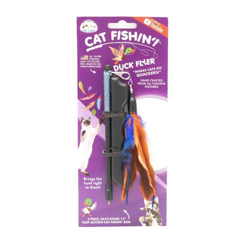 Cat Lures Cat Fishin' Rod Teaser Cat Toy - Duck Flyer main image