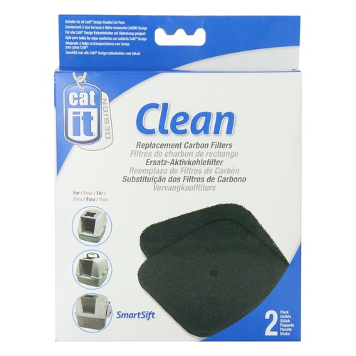 Replacement Filters for Catit "Clean" Cat Litter Tray - 2-Pack main image