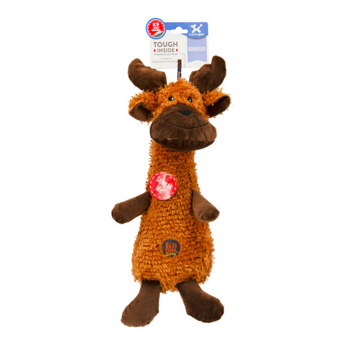 Charming Pet Scruffles Textured Squeaker Dog Toy - Moose - Large main image