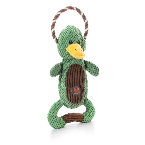 Charming Pet Scrunch Bunch & Squeak Dog Toy - Duck main image