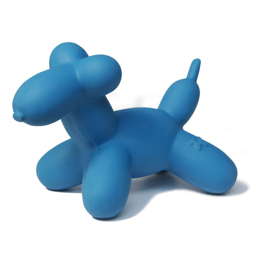 Charming Pet Latex Squeaker Dog Toy - Blue Balloon Dog - Large main image