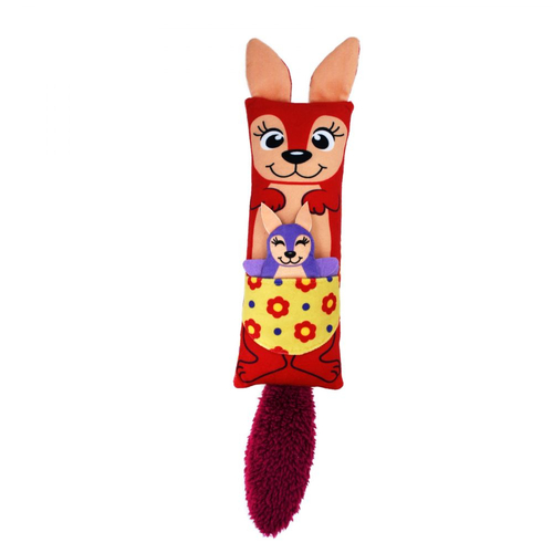 3 x KONG Kickeroo Kanga Crinkle Catnip Cat Toy main image