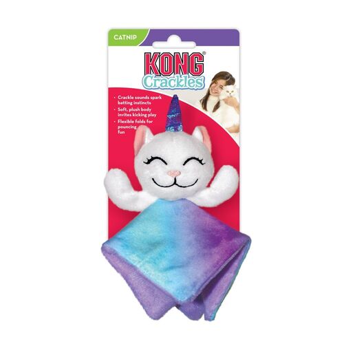 KONG Crackles Caticorn Crinkly Catnip Cat Toy x 3 Unit/s main image