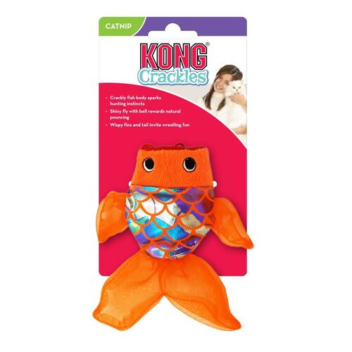 3 x KONG Cracklez Gulpz Multi-sensory Treat Dispensing Cat Toy main image