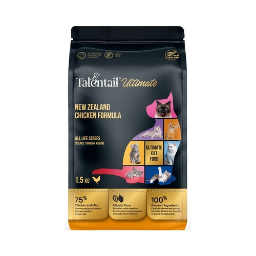 Talentail Ultimate NZ Chicken with Kakadu Plum Premium Cat Food 1.5kg main image