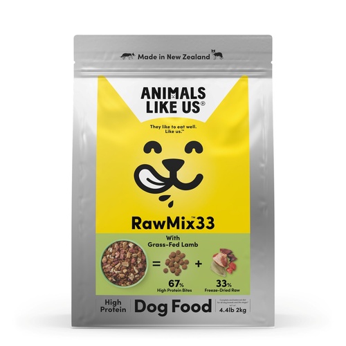 Animals Like Us Dog Food RawMix33 Grass-Fed Lamb 33% Freeze Dried Raw - 2kg main image